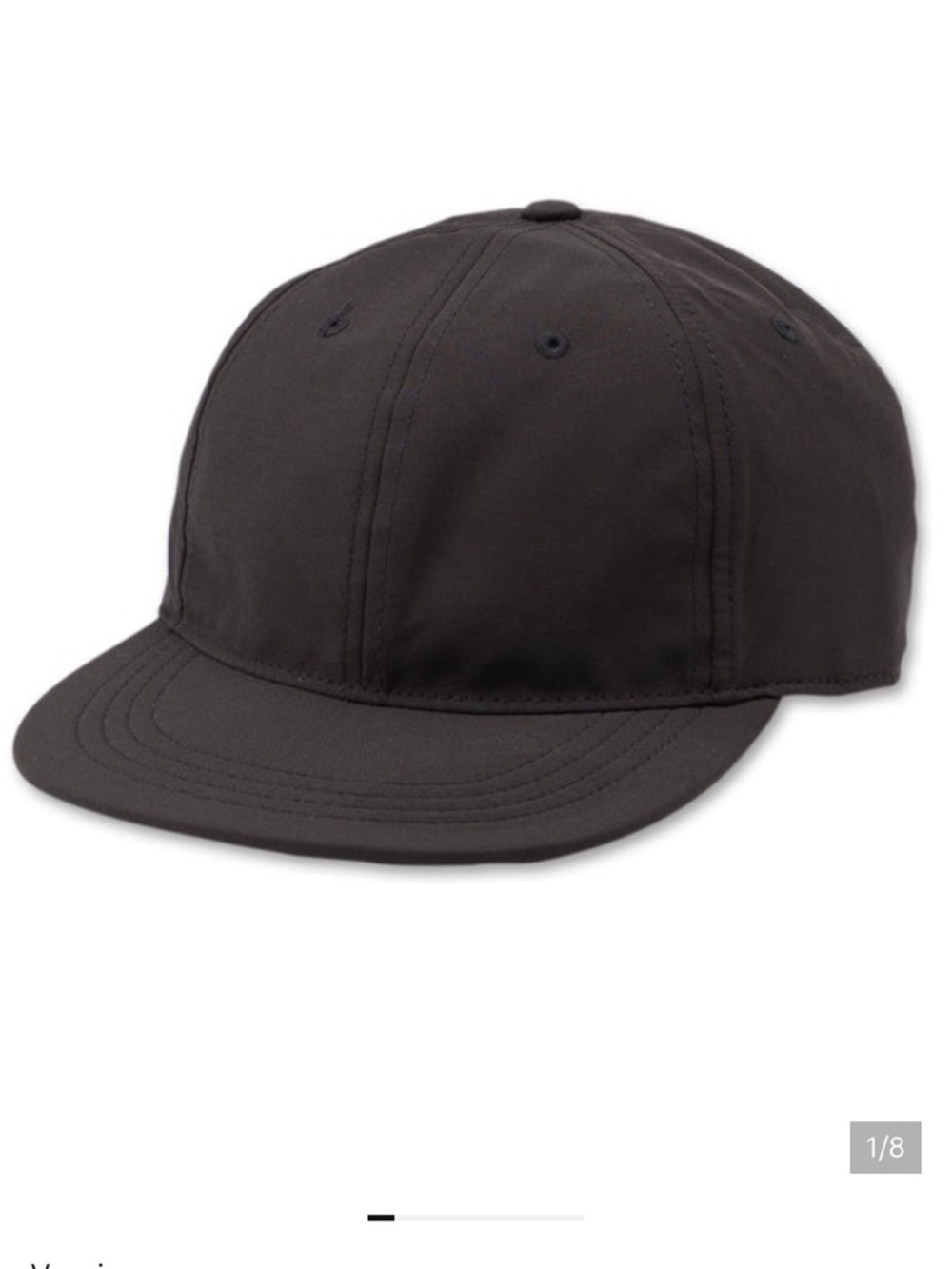 Vuori minimalist hat 2.0 black neural unisex RARE